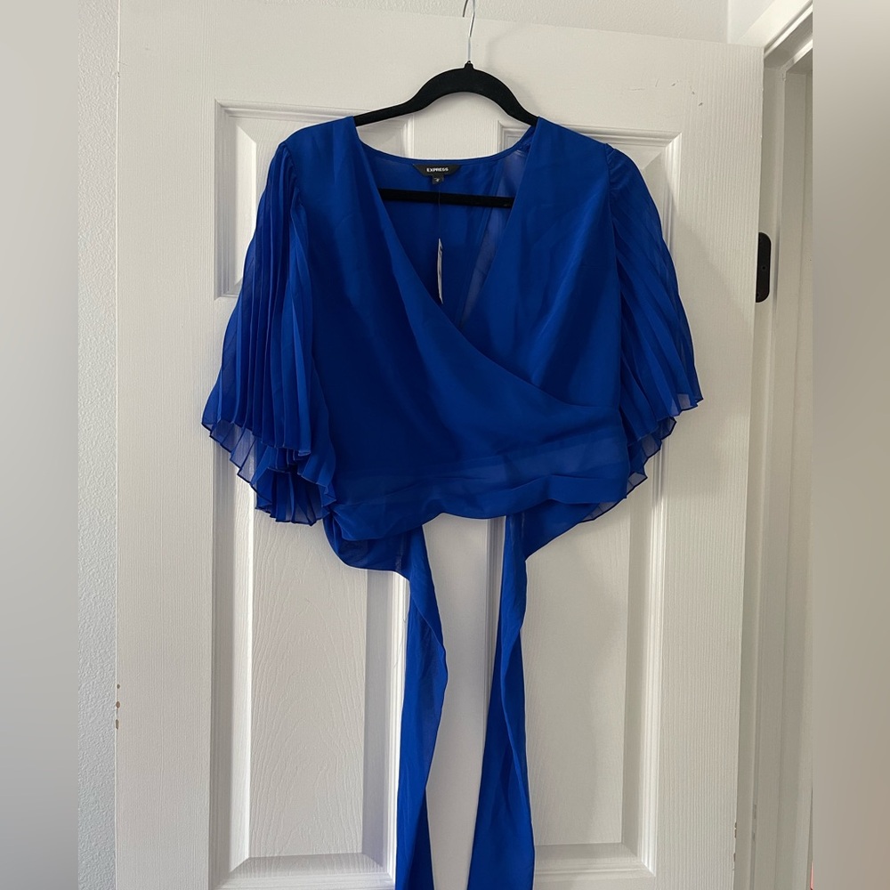 NEW w/ Tags! Express Royal Blue Crop